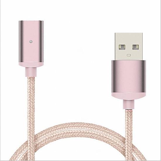 Încărcător Iphone,     Samsung,     Android cu cablu USB magnetic și indicator LED