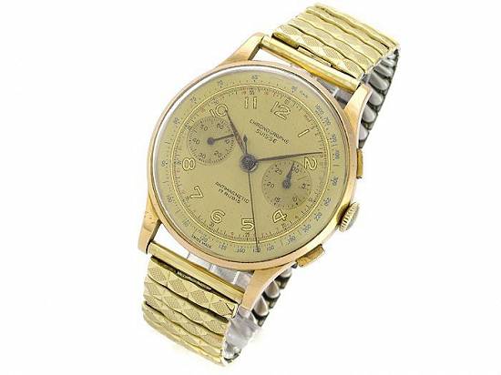 ceas aur 18k cronograf