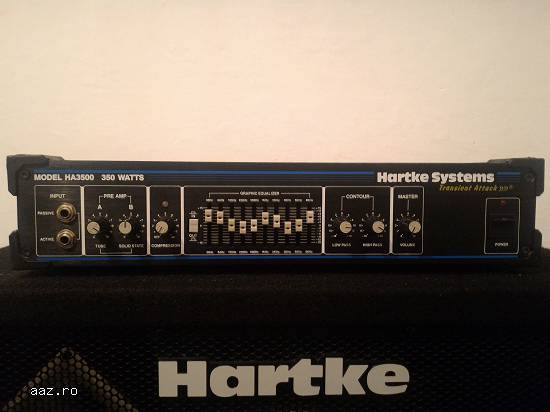 Amplificator bass Hartke Systems HA3500 si cabinet Hartke VX115