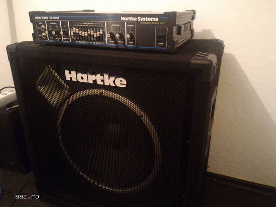 Amplificator bass Hartke Systems HA3500 si cabinet Hartke VX115