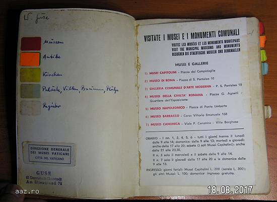 Carte Rom Ein Kunstführer - 1958