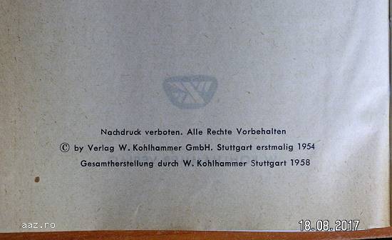 Carte Rom Ein Kunstführer - 1958