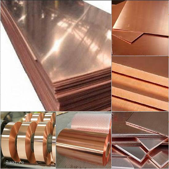 Tabla de cupru 1.5x500x2000mm