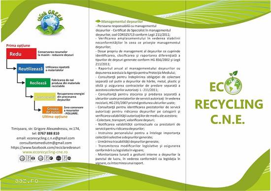 SERVICII DE CONSULTANTA PRIVIND AMBALAJELE INTRODUSE PE PIATA NATIONALA