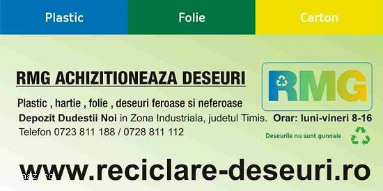 Achizitii deseuri plastic ,   carton