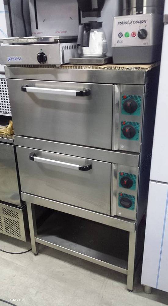 Firma Asber Spania Cuptor gastronomic electric static -cu suport Capacitate 10+10 gn 1/1 Alimentare 