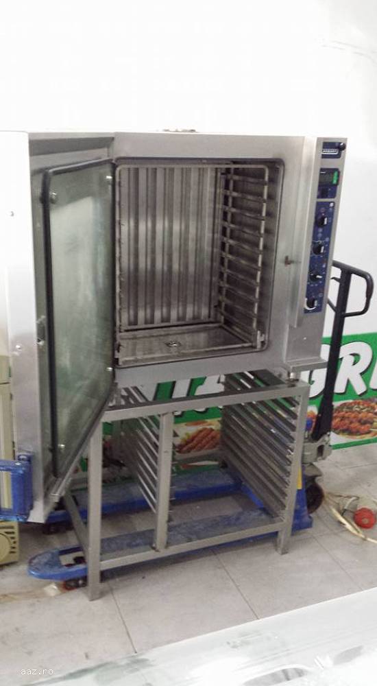 Cuptor gastronomic Hobart Dim.90x80x180cm Alimentare 380v Capacitate 10 gn 1/1 -second hand Garantie