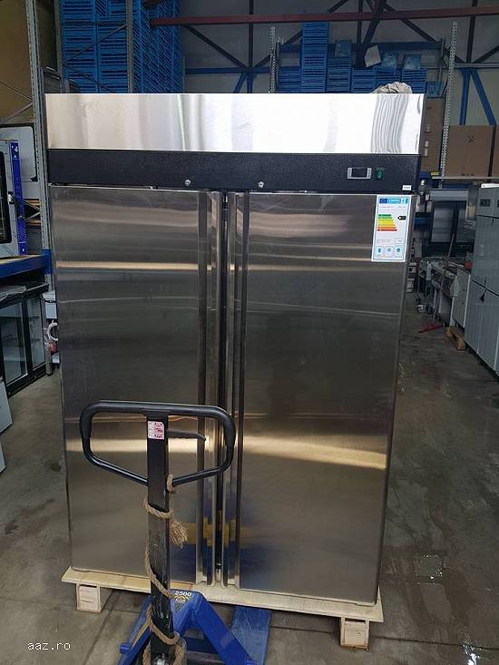 Frigider dublu inox Dim.130x80x200cm Alimentare 220V Temp.0-8 °C Capacitate 1300 litri Watt: 350W G