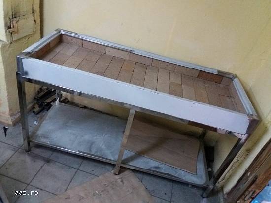 Gratar samota cu carbuni -facem orice model sau dimensiune Dim. 180x75x85cm