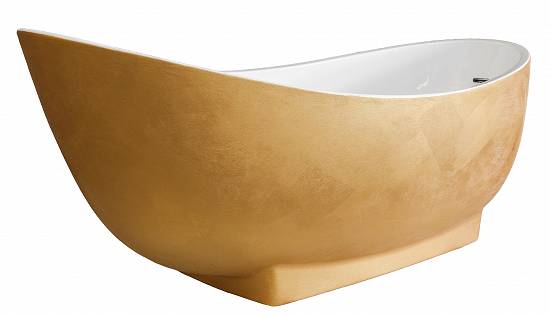 cada baie unicat cu mozaic ovala freestanding