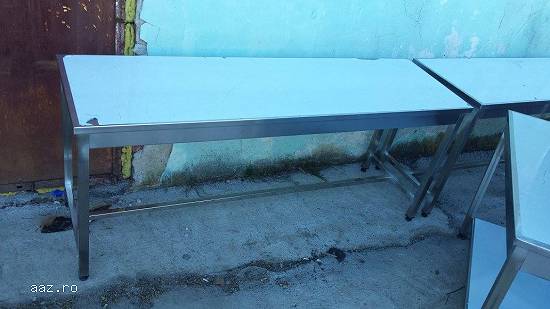 Masa inox cu polita inferioara Dimensiune:150x80x85cm