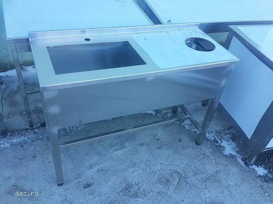 Spalator cu gaura debarasare Dim.120x50x85cm Dim.cuva 50x30x30cm