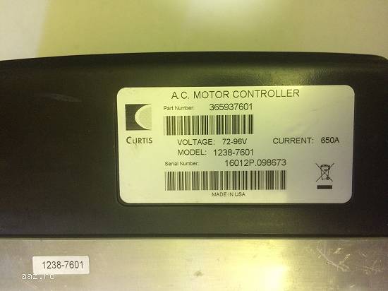 Curtis Original 1238-5601 36 / 48V 650A motor AC Controler