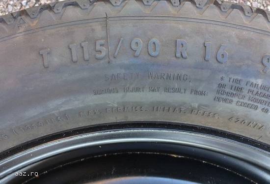 Roata de rezerva ingusta,  originala BMW-Opel Insignia pe R16 cu 5x120