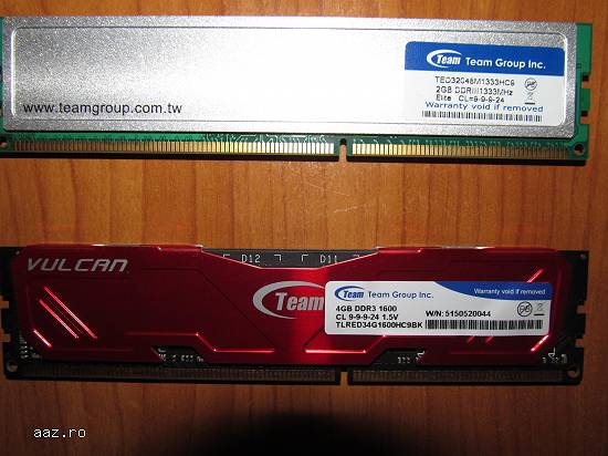 Vând 6GB DDR 3/4+2GB