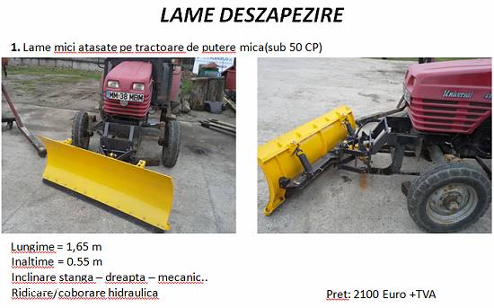 Lame deszapezire
