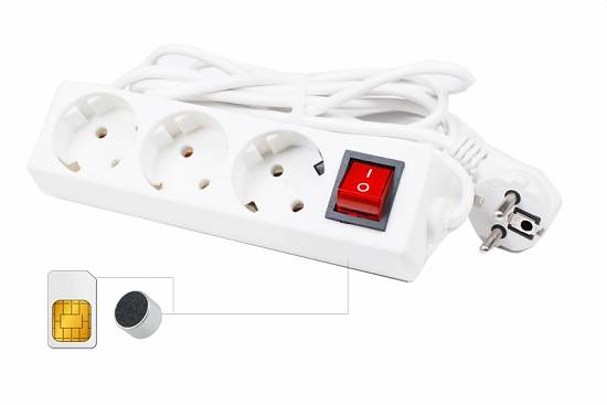 Prelungitor Triplu 220V sau Bec cu Microfon Spion