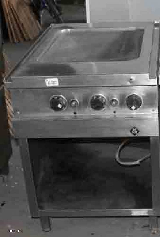 Gratar inox placa neteda cu suport second hand