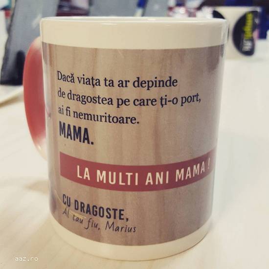 Cana termosensibila personalizata