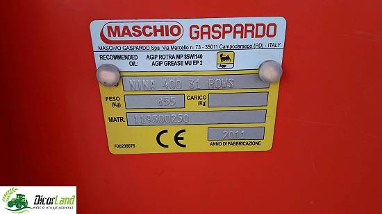 Semanatoare de plante paioase marca Gaspardo model Nina 400