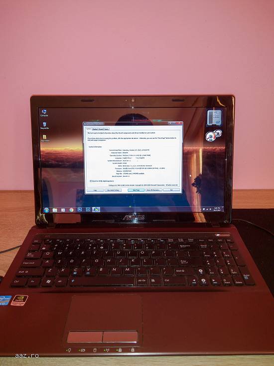 Laptop Asus i7 3.1 GHz(Turbo)