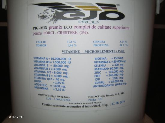 Premix porci