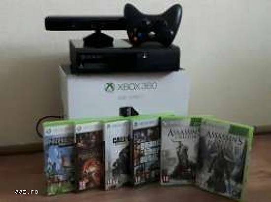 Vând x-box360+2 manete+50jocuri