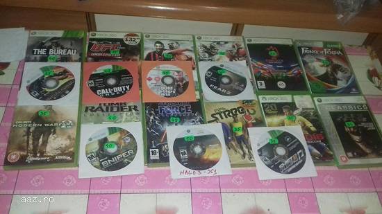 x-box360+2 manete+50jocuri