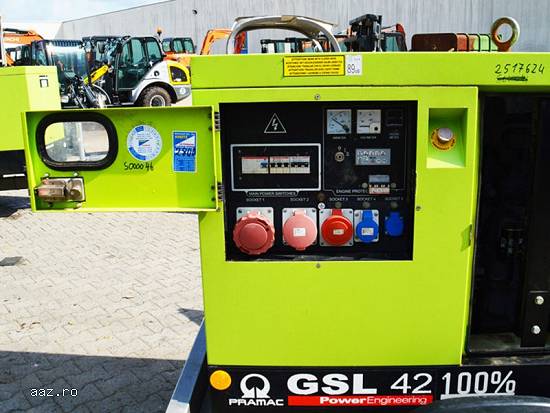inchiriere generator electric Diesel 40KVA (grup electrogen 38KW motorina)