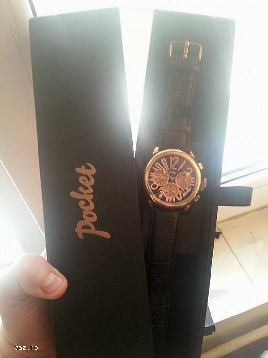 Ceas Original (Garantie 2 ani ) Pocket Gold !!! Editie Limitata !!!