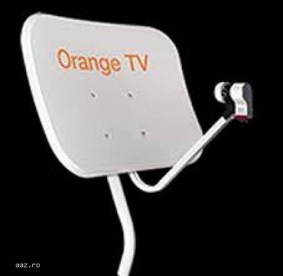 Orange TV prin satelit pt romanii din diaspora-antene satelit