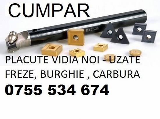 Placute Vidia,   amovibile,   carbura,   Freze,  