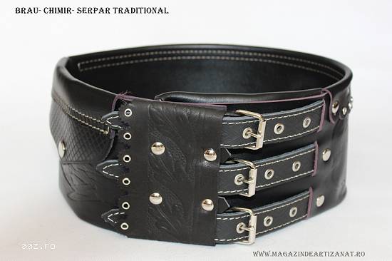 Serpar- brau- chimir romanesc din piele