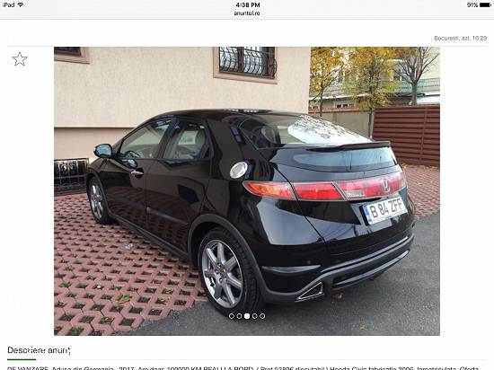 Vand Honda Civic an 2006 Oferta