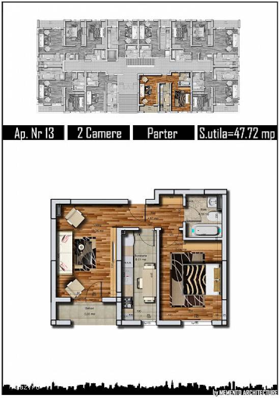 Apartament 2 camere,   48mp,   Carrefour Militari
