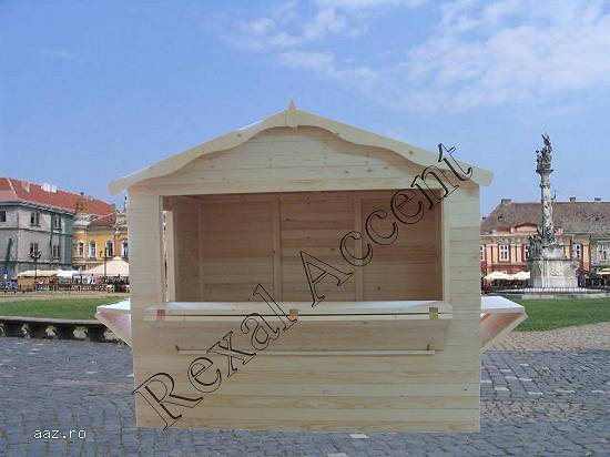 Casute din lemn pentru Targul de Craciun 2017