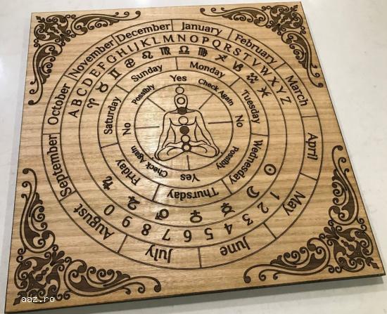 Pendul Magic-set carte -plansa divinatie+cadou un set de rune