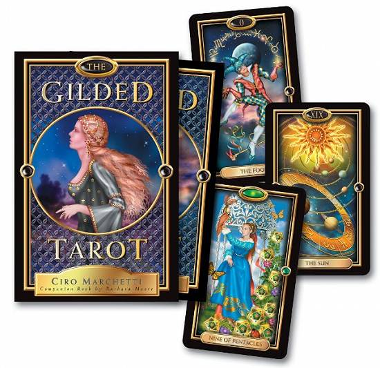 Carti tarot ,        Rider Waite,        Gilded,        +gratis cartea totul despre tarot