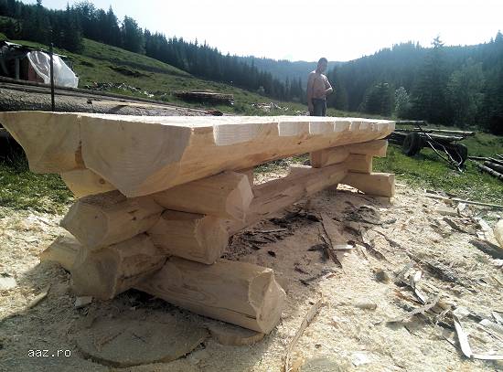 Constructii case de vacanta ,        cabane si foisoare lemn rotund