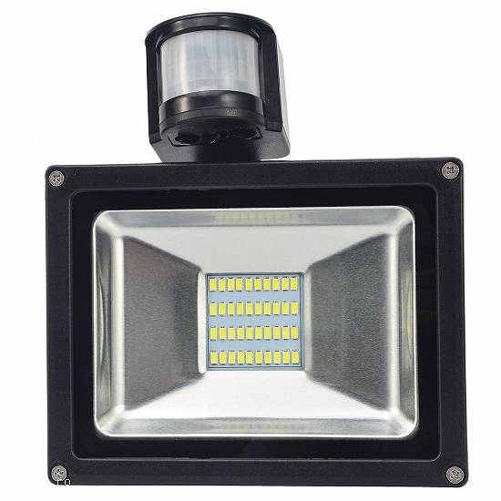Proiector LED 20W cu Panou Solar Alb Rece