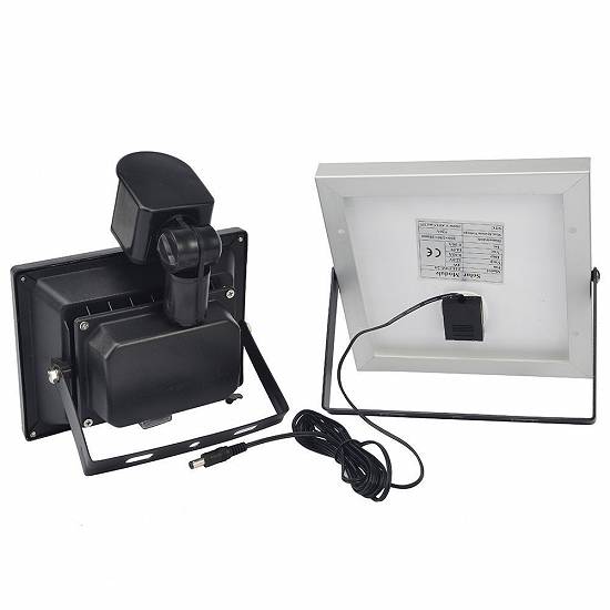 Proiector LED 20W cu Panou Solar Alb Rece