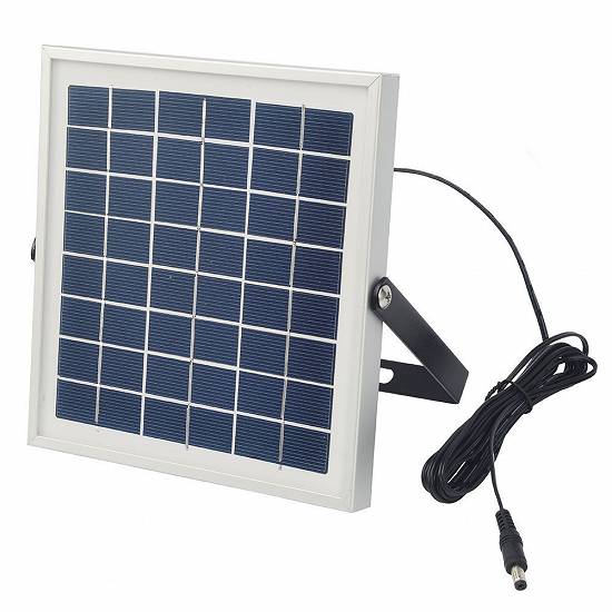Proiector LED 10W cu Panou Solar Alb Rece