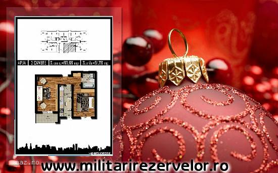 Apartament 2 camere,   51 mp,   Militari Carrefour