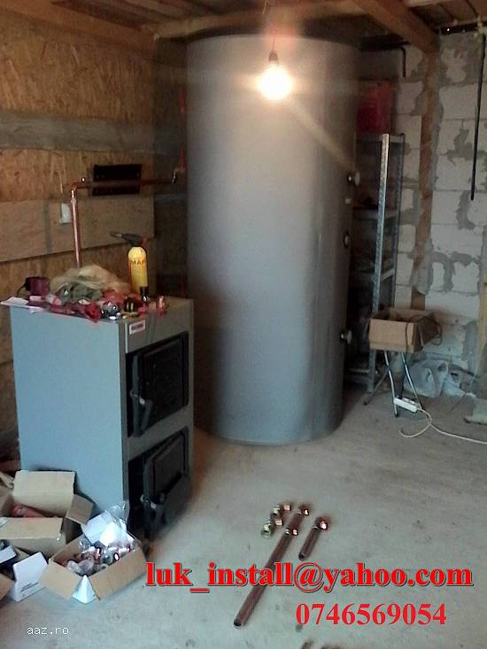 Montaj centrale termice,   cazane pe lemne,   service instalatii sanitare