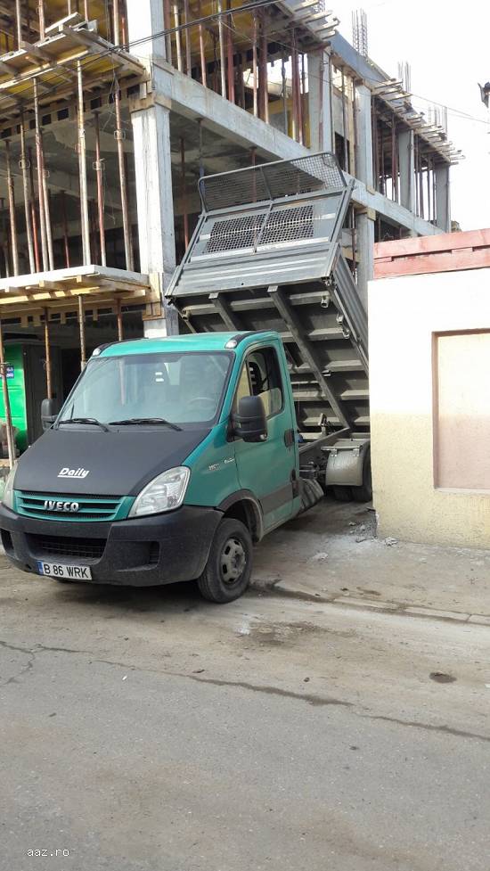 Transport nisip pietriș balast moloz