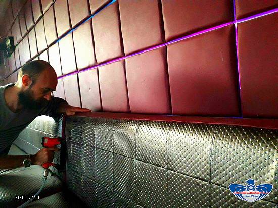 Decoratiuni Club Perne Tapitate Cu Led RGB Predescu Rebel Design