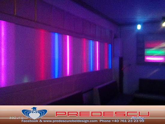 LED Pixeli Pereti Dinamici Lumini Club Predescu Rebel Design