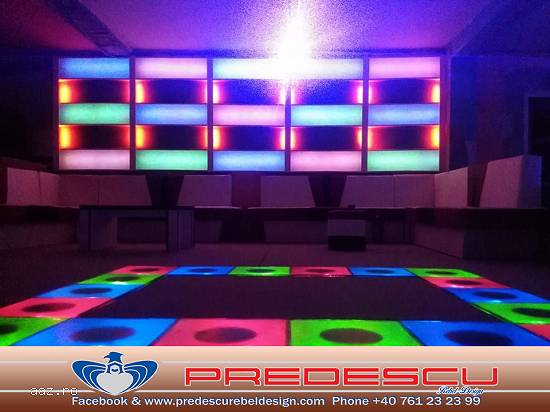 LED Pixeli Pereti Dinamici Lumini Club Predescu Rebel Design