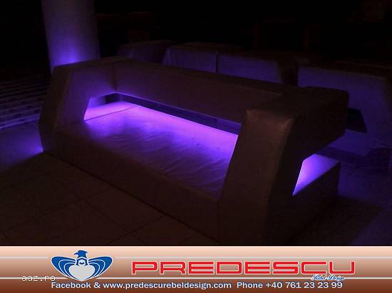 Coltare Canapele Club Cu Lumini LED Incorporate Predescu Rebel Design