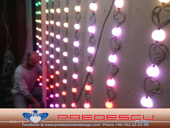 LED Pixeli Pereti Dinamici Lumini Club Predescu Rebel Design